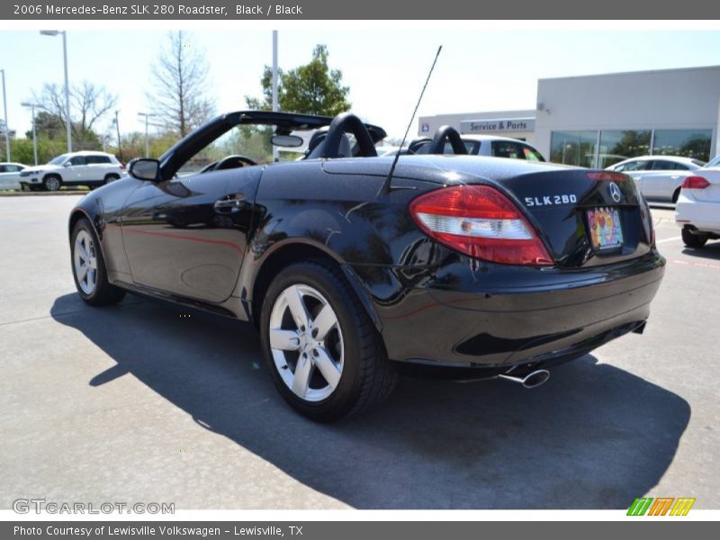 Black / Black 2006 Mercedes-Benz SLK 280 Roadster