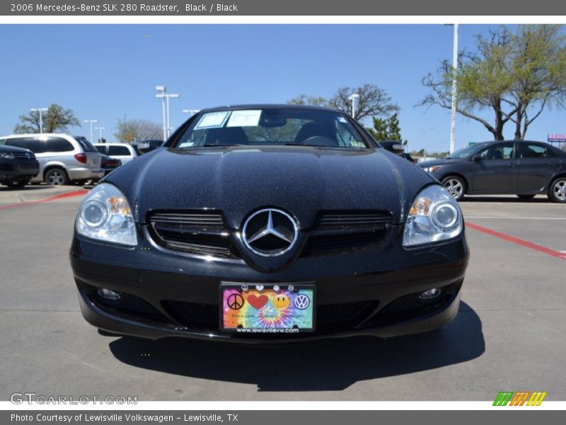 Black / Black 2006 Mercedes-Benz SLK 280 Roadster