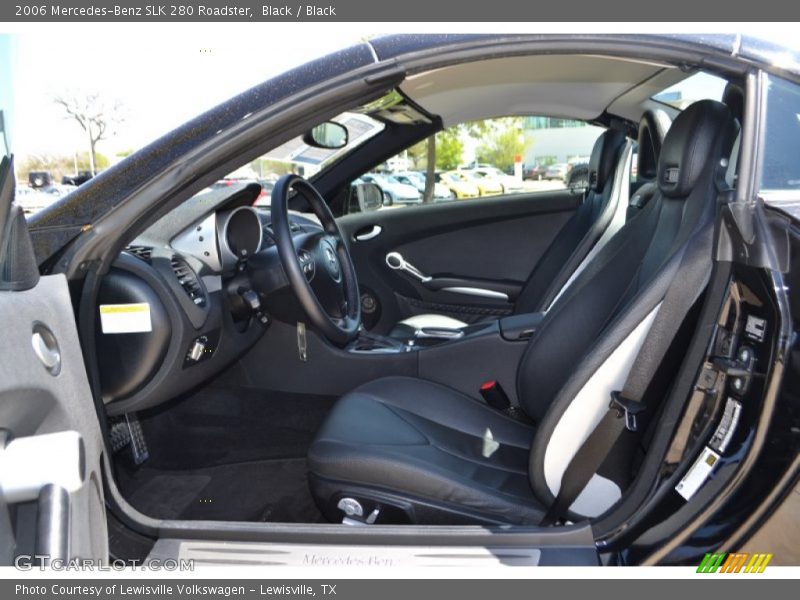 Black / Black 2006 Mercedes-Benz SLK 280 Roadster