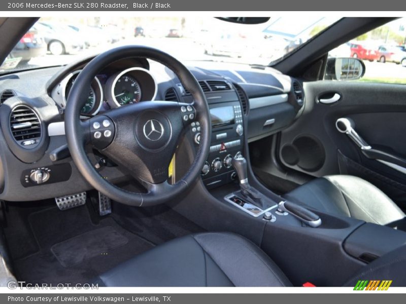 Black / Black 2006 Mercedes-Benz SLK 280 Roadster