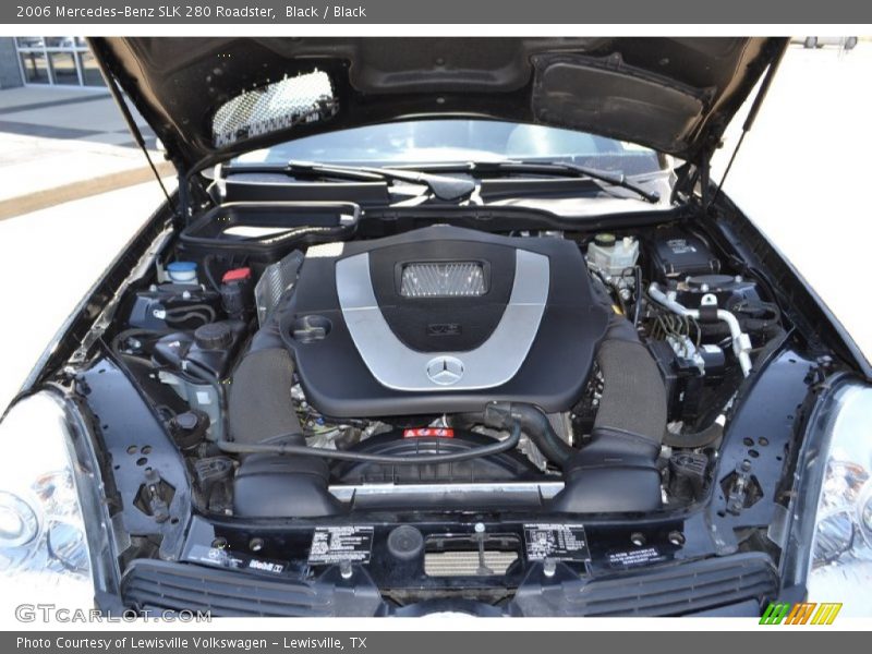 Black / Black 2006 Mercedes-Benz SLK 280 Roadster