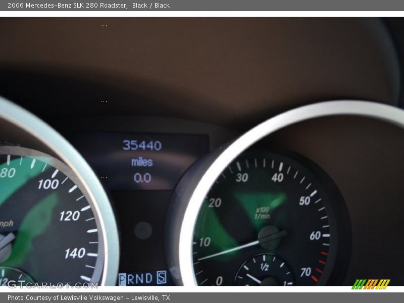 Black / Black 2006 Mercedes-Benz SLK 280 Roadster
