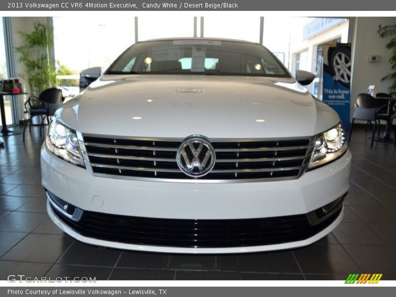Candy White / Desert Beige/Black 2013 Volkswagen CC VR6 4Motion Executive