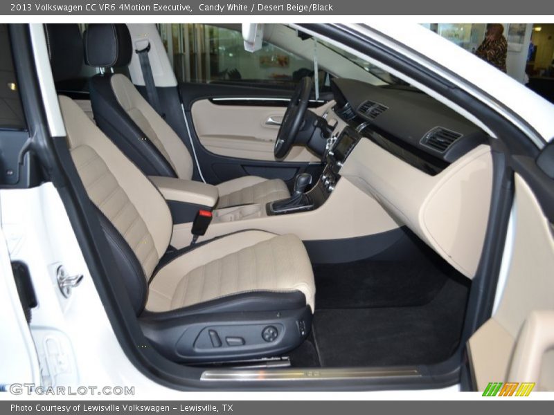 Front Seat of 2013 CC VR6 4Motion Executive