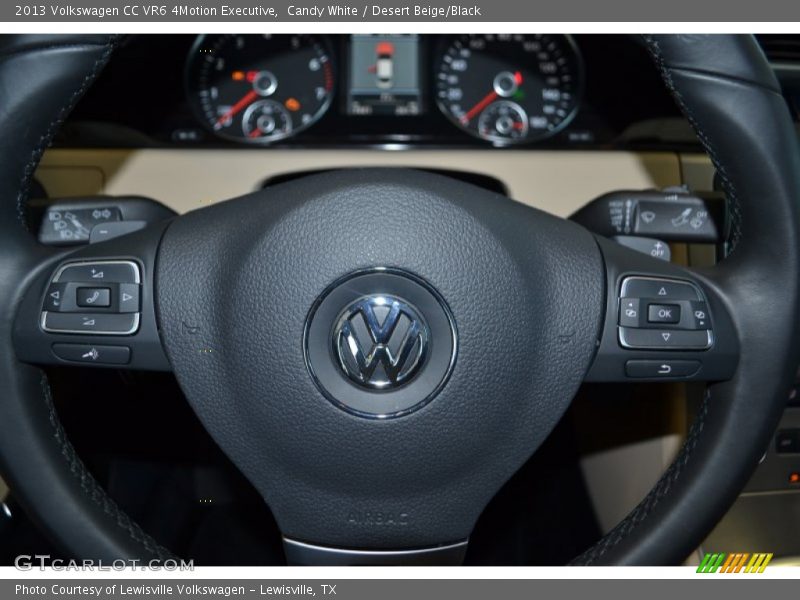  2013 CC VR6 4Motion Executive Steering Wheel