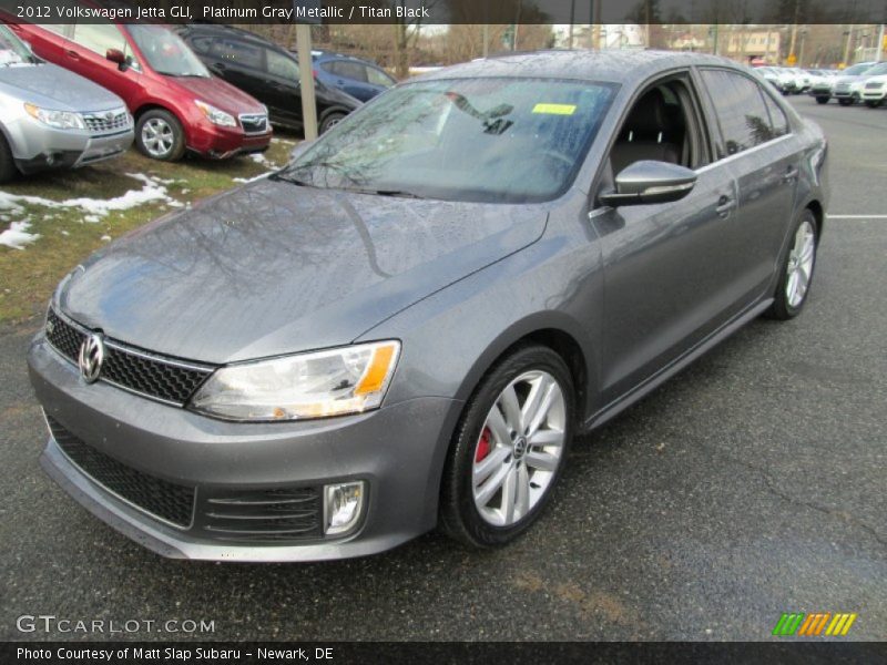 Platinum Gray Metallic / Titan Black 2012 Volkswagen Jetta GLI