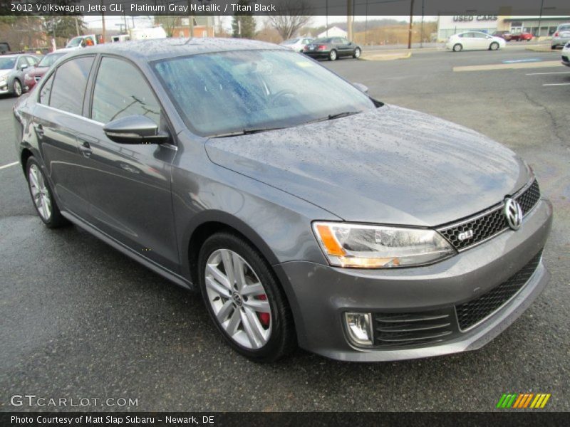 Platinum Gray Metallic / Titan Black 2012 Volkswagen Jetta GLI