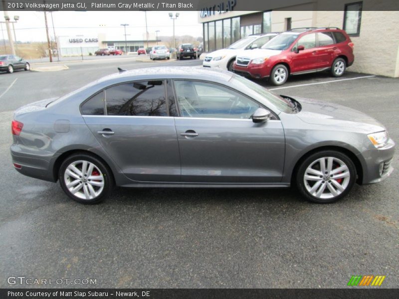 Platinum Gray Metallic / Titan Black 2012 Volkswagen Jetta GLI