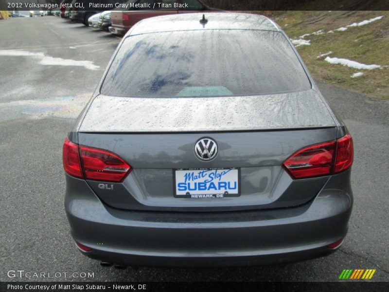 Platinum Gray Metallic / Titan Black 2012 Volkswagen Jetta GLI
