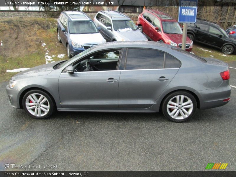 Platinum Gray Metallic / Titan Black 2012 Volkswagen Jetta GLI