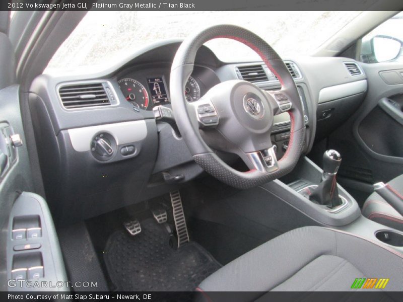 Platinum Gray Metallic / Titan Black 2012 Volkswagen Jetta GLI