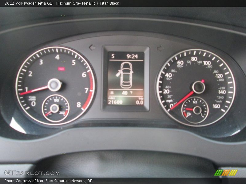 Platinum Gray Metallic / Titan Black 2012 Volkswagen Jetta GLI