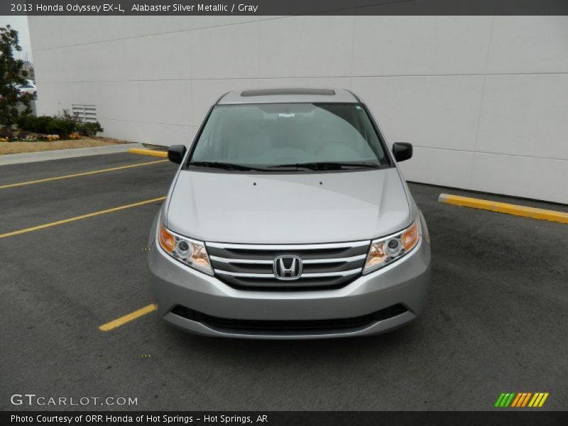 Alabaster Silver Metallic / Gray 2013 Honda Odyssey EX-L