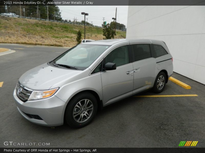 Alabaster Silver Metallic / Gray 2013 Honda Odyssey EX-L
