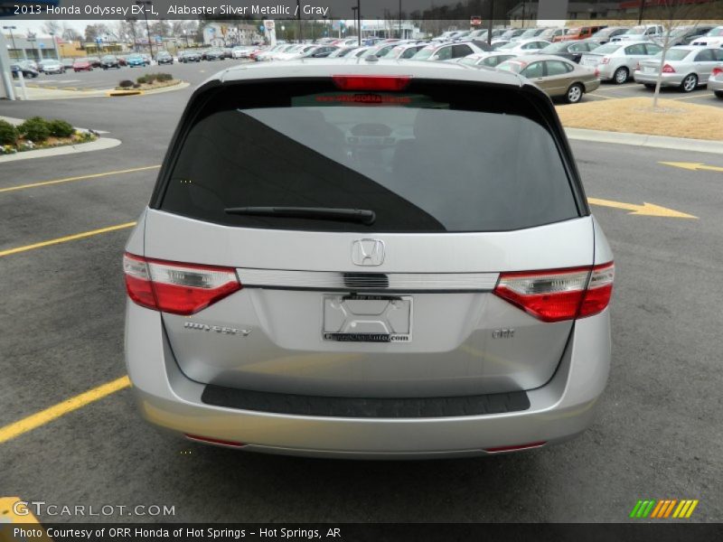 Alabaster Silver Metallic / Gray 2013 Honda Odyssey EX-L