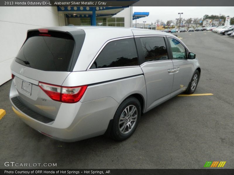 Alabaster Silver Metallic / Gray 2013 Honda Odyssey EX-L