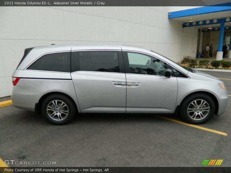Alabaster Silver Metallic / Gray 2013 Honda Odyssey EX-L