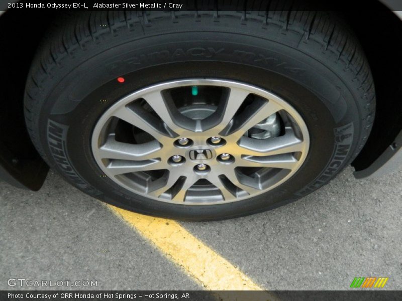 Alabaster Silver Metallic / Gray 2013 Honda Odyssey EX-L