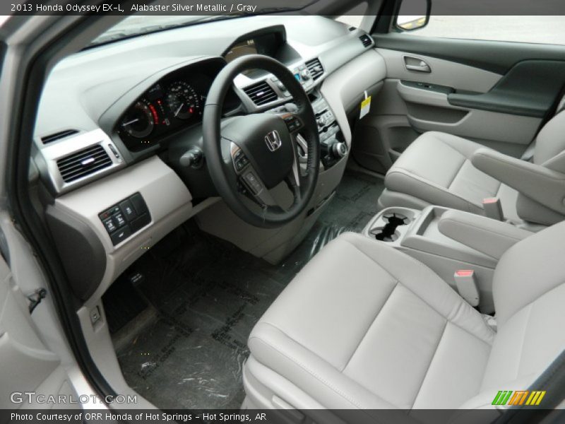 Alabaster Silver Metallic / Gray 2013 Honda Odyssey EX-L
