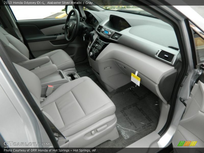 Alabaster Silver Metallic / Gray 2013 Honda Odyssey EX-L