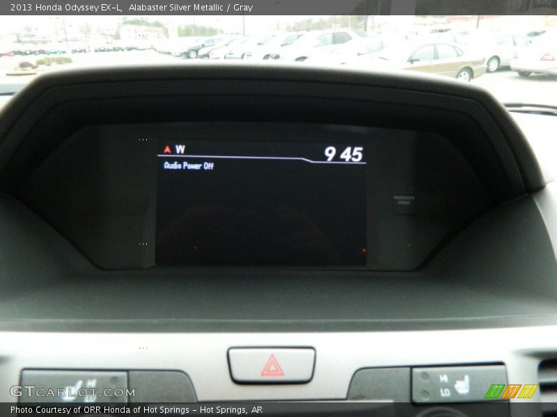 Alabaster Silver Metallic / Gray 2013 Honda Odyssey EX-L
