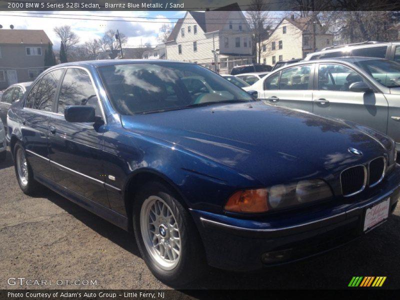 Biarritz Blue Metallic / Sand 2000 BMW 5 Series 528i Sedan