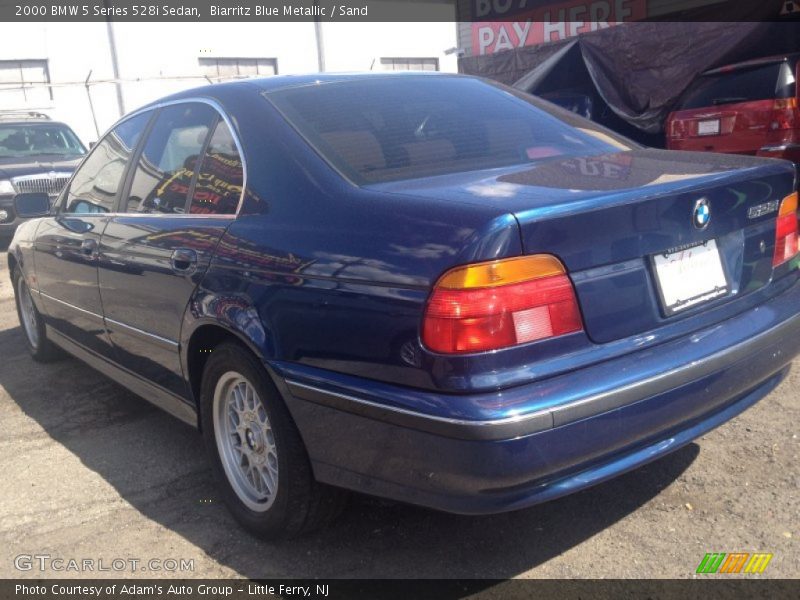 Biarritz Blue Metallic / Sand 2000 BMW 5 Series 528i Sedan