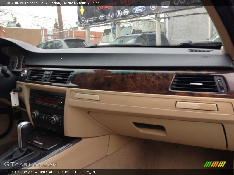 Arctic Metallic / Beige 2007 BMW 3 Series 328xi Sedan