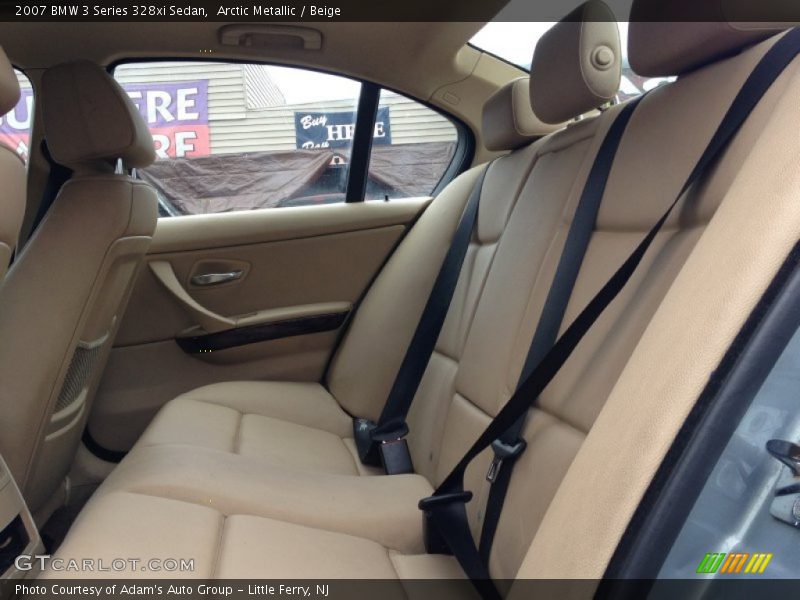 Arctic Metallic / Beige 2007 BMW 3 Series 328xi Sedan