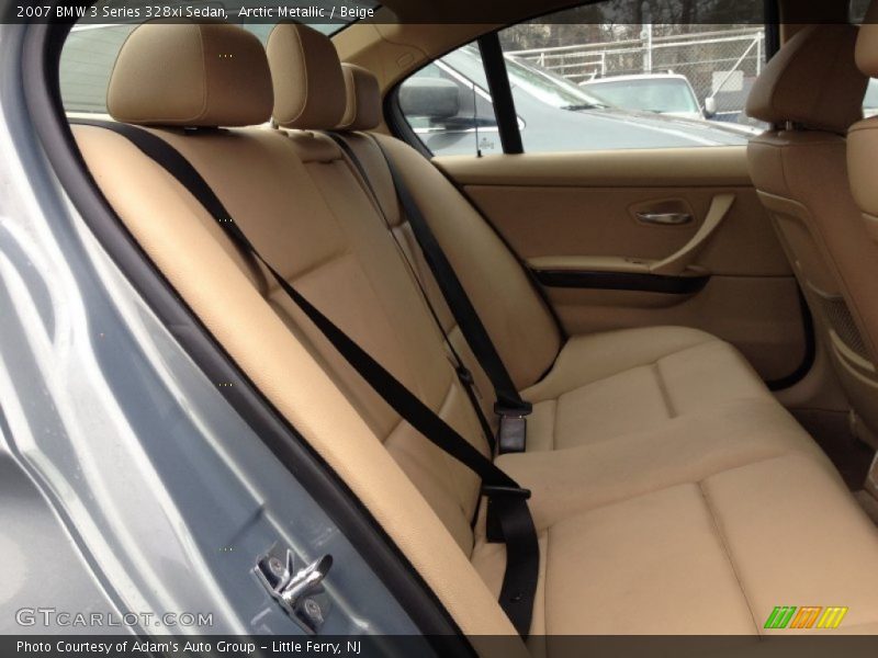 Arctic Metallic / Beige 2007 BMW 3 Series 328xi Sedan