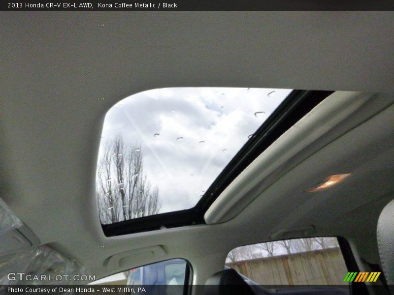Kona Coffee Metallic / Black 2013 Honda CR-V EX-L AWD