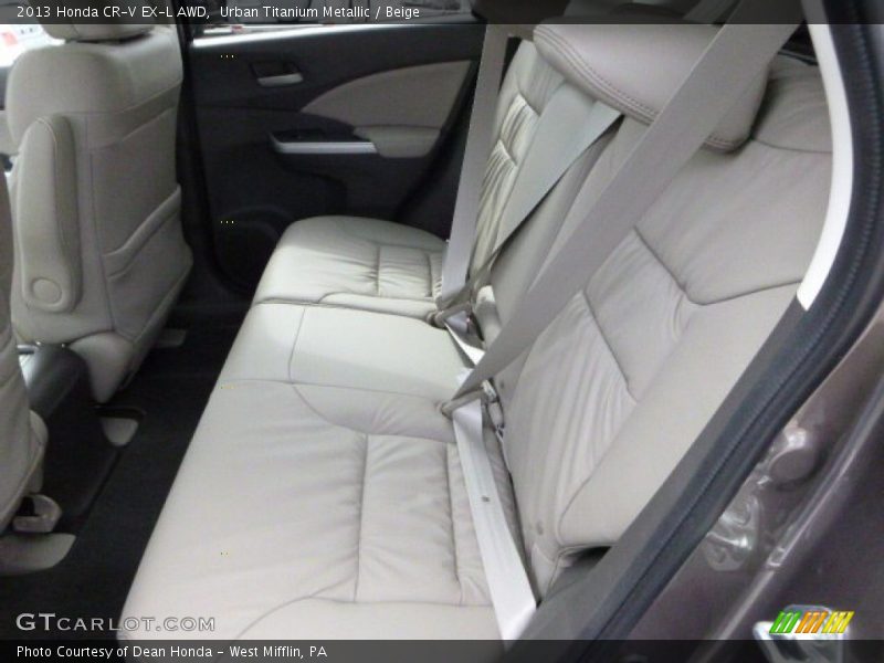 Urban Titanium Metallic / Beige 2013 Honda CR-V EX-L AWD