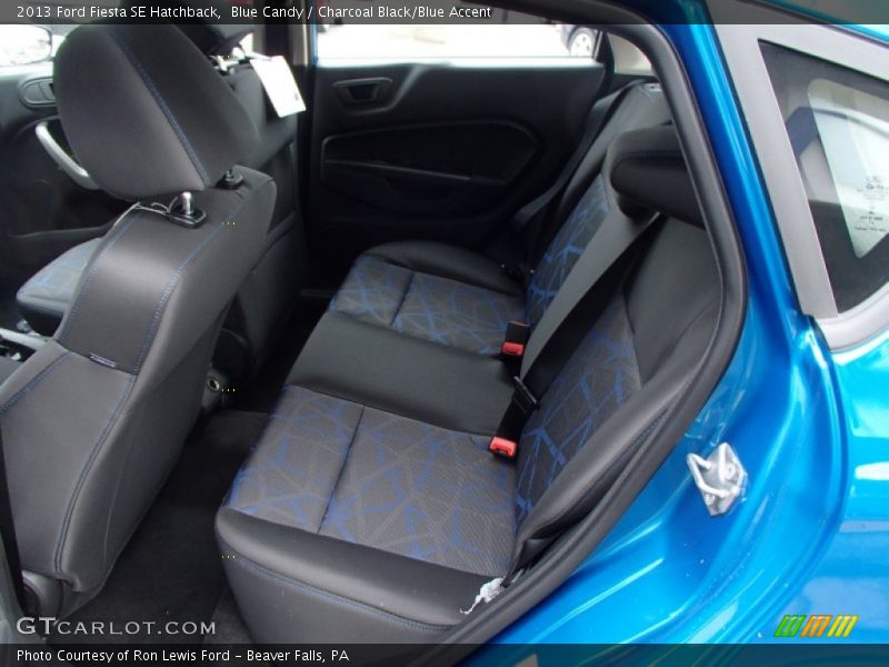 Rear Seat of 2013 Fiesta SE Hatchback