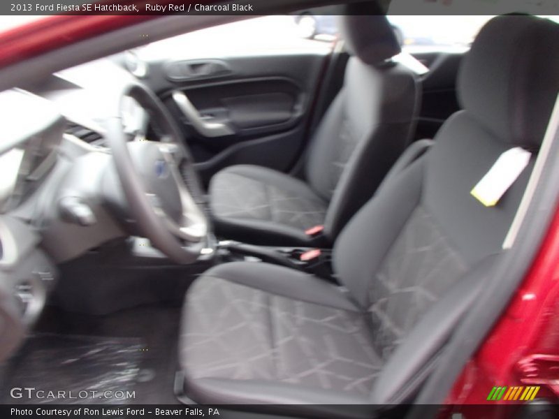 Ruby Red / Charcoal Black 2013 Ford Fiesta SE Hatchback