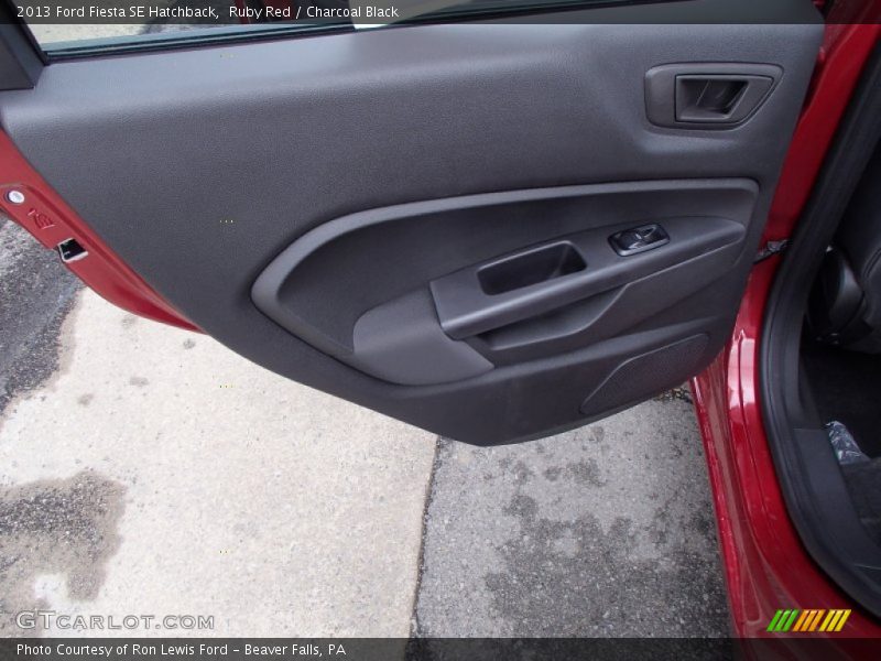 Ruby Red / Charcoal Black 2013 Ford Fiesta SE Hatchback