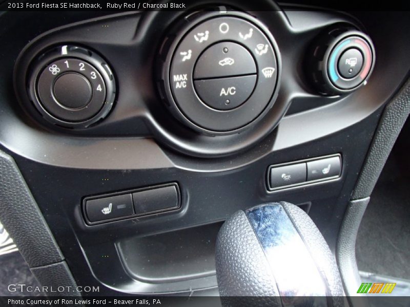 Ruby Red / Charcoal Black 2013 Ford Fiesta SE Hatchback