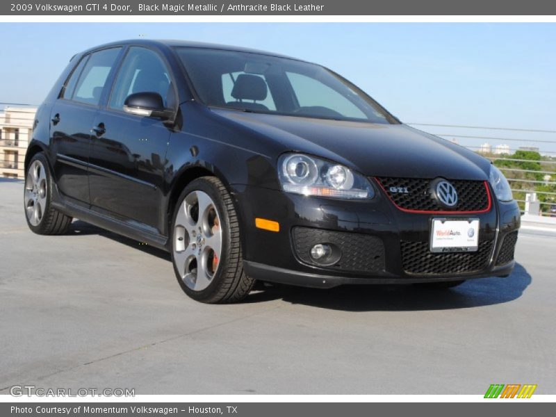 Black Magic Metallic / Anthracite Black Leather 2009 Volkswagen GTI 4 Door