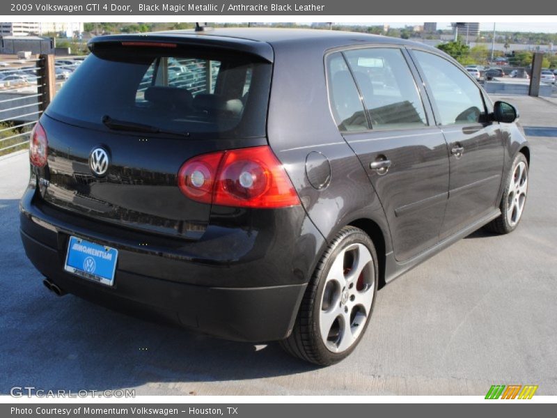 Black Magic Metallic / Anthracite Black Leather 2009 Volkswagen GTI 4 Door