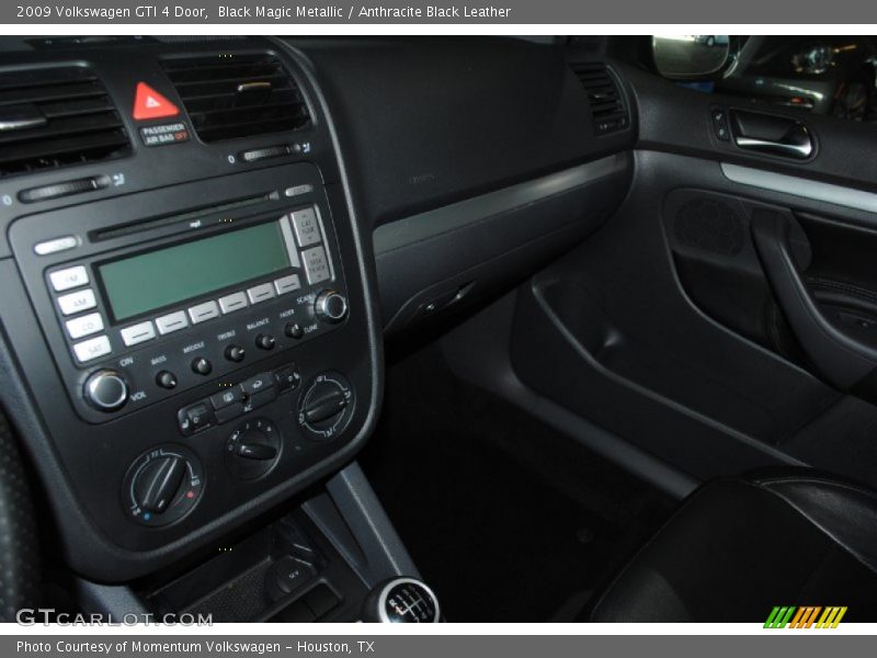 Black Magic Metallic / Anthracite Black Leather 2009 Volkswagen GTI 4 Door