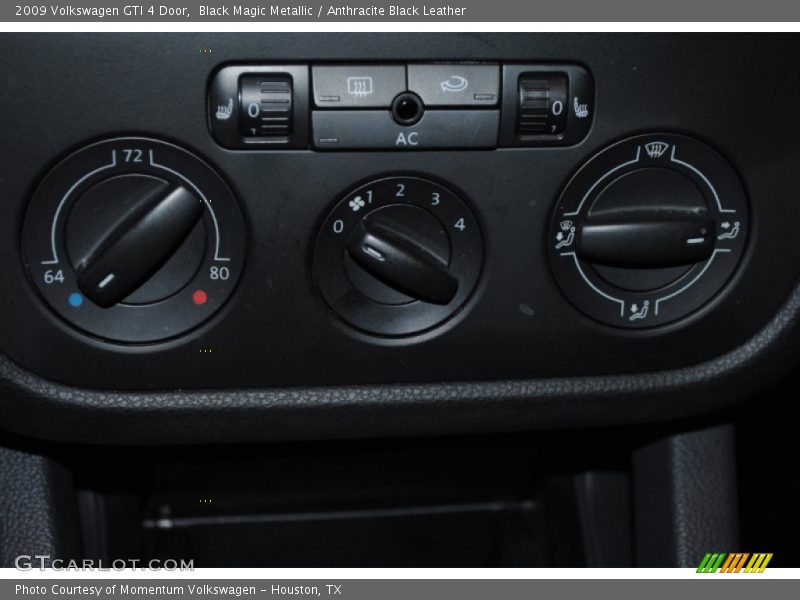 Black Magic Metallic / Anthracite Black Leather 2009 Volkswagen GTI 4 Door