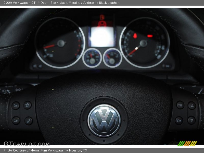 Black Magic Metallic / Anthracite Black Leather 2009 Volkswagen GTI 4 Door