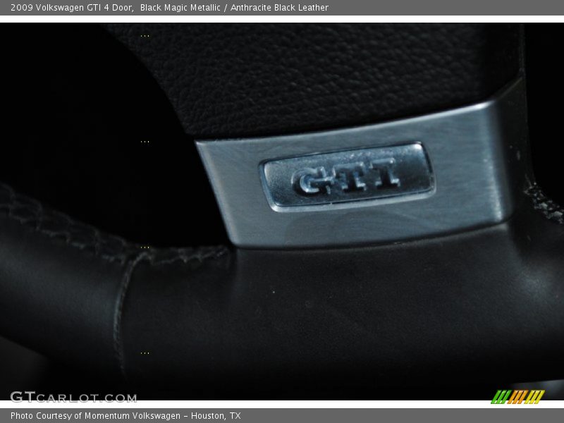 Black Magic Metallic / Anthracite Black Leather 2009 Volkswagen GTI 4 Door