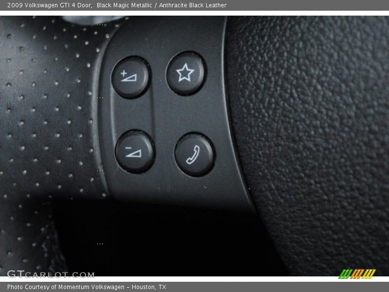 Black Magic Metallic / Anthracite Black Leather 2009 Volkswagen GTI 4 Door