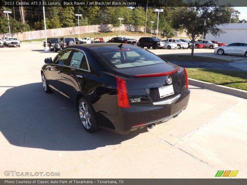 Black Raven / Jet Black/Jet Black Accents 2013 Cadillac ATS 3.6L Luxury