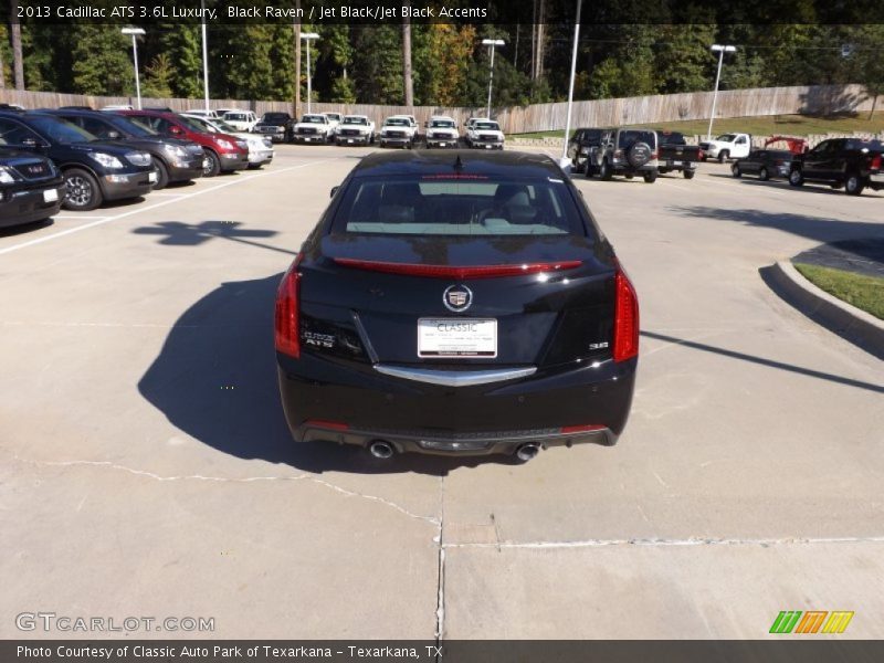 Black Raven / Jet Black/Jet Black Accents 2013 Cadillac ATS 3.6L Luxury