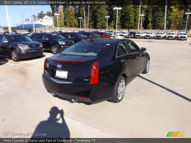 Black Raven / Jet Black/Jet Black Accents 2013 Cadillac ATS 3.6L Luxury