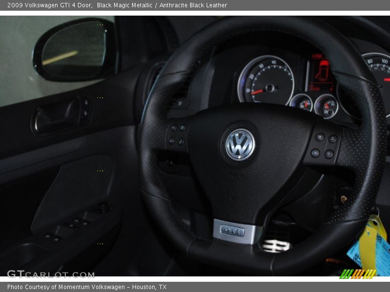 Black Magic Metallic / Anthracite Black Leather 2009 Volkswagen GTI 4 Door