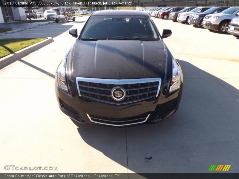 Black Raven / Jet Black/Jet Black Accents 2013 Cadillac ATS 3.6L Luxury