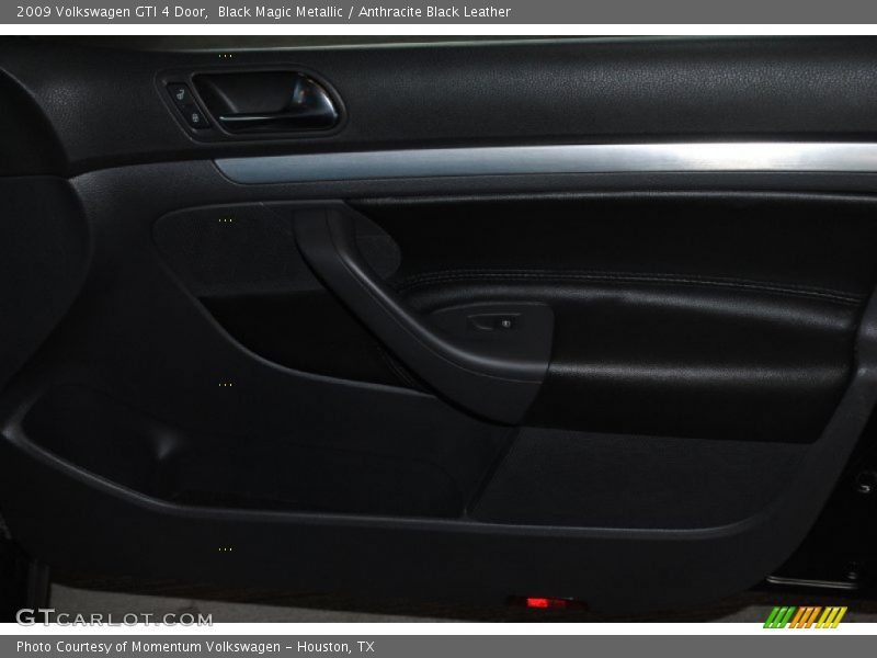 Black Magic Metallic / Anthracite Black Leather 2009 Volkswagen GTI 4 Door
