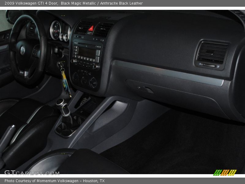 Black Magic Metallic / Anthracite Black Leather 2009 Volkswagen GTI 4 Door